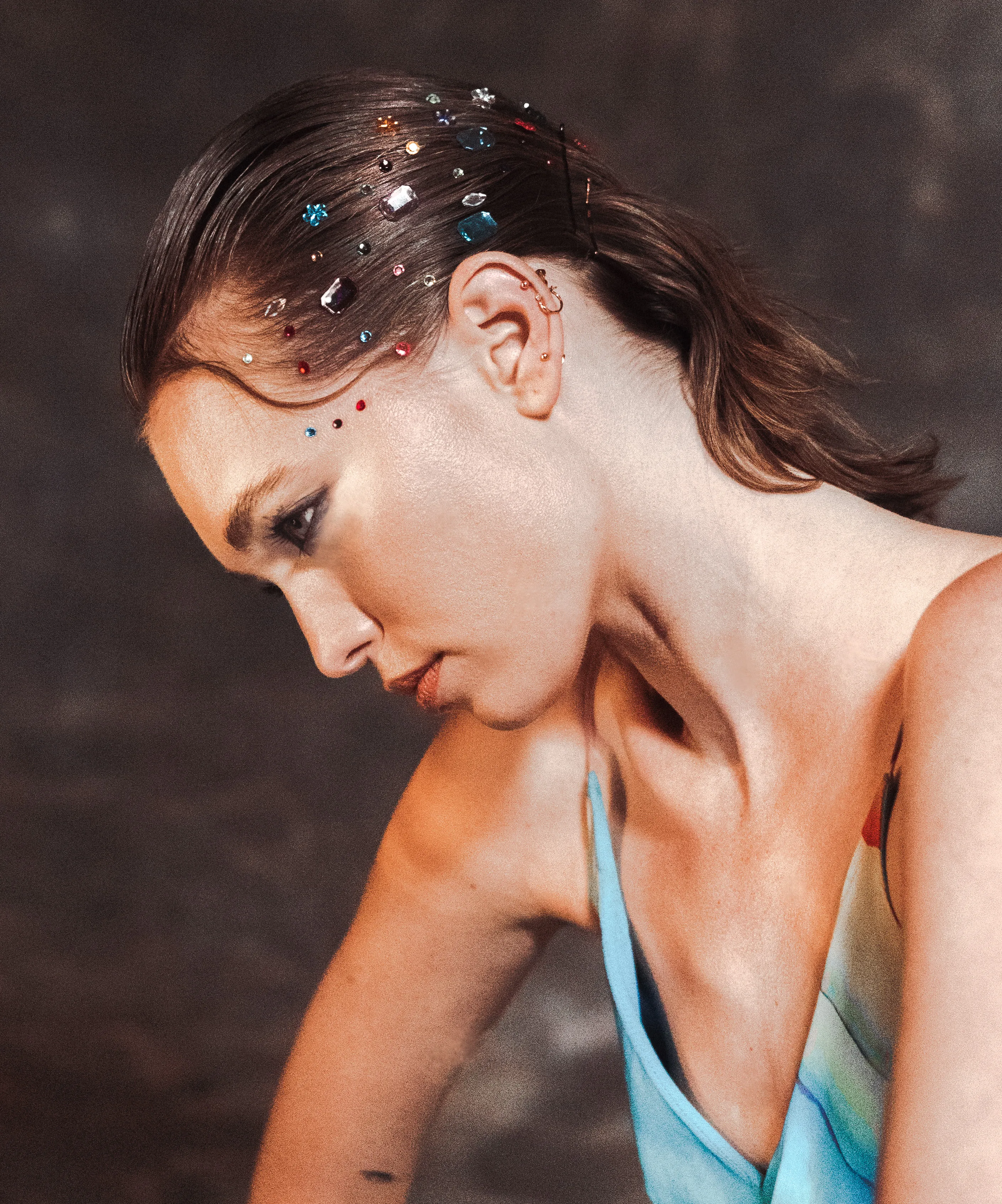 Editorial hair and makeup by Self Love Beauty